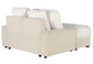 Beige Lounger Loveseat