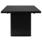 Catherine 5-piece Rectangular Dining Table Set Black