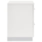 Felicity 2-drawer Nightstand White High Gloss