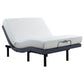 Clara California King Adjustable Bed Base Grey and Black