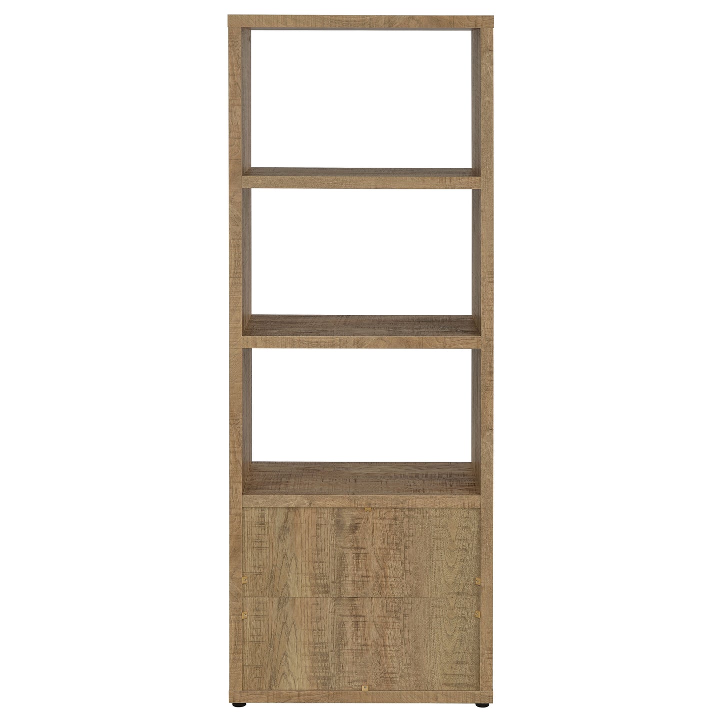 Tabby 3-shelf Engineered Wood Media Tower Mango