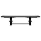 Florence 126-inch Extension Dining Table Distressed Black