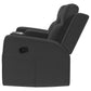 Brentwood Upholstered Reclining Loveseat Dark Charcoal