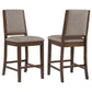 Patterson Upholstered Counter Chair Mango Oak (Set of 2)