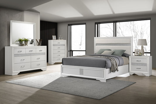 Miranda 5-piece Full Bedroom Set White