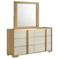 Hyland 6-drawer Dresser with Mirror Natural