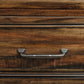 Avenue 8-drawer Dresser and Mirror Weathered Burnished Brown