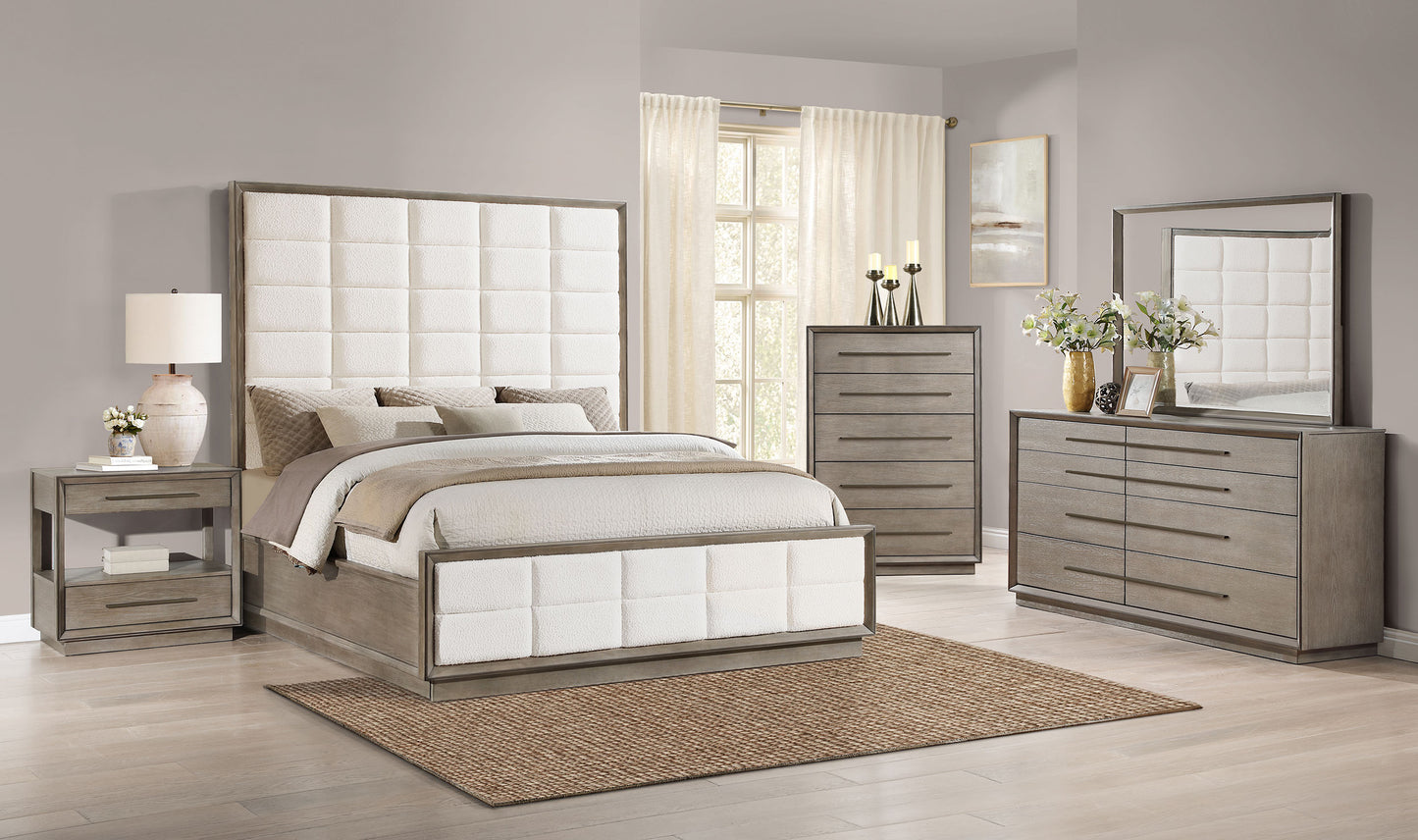 Durango 5-piece California King Bedroom Set Taupe Oak