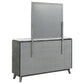 Nathan 6-drawer Dresser with Mirror Grey