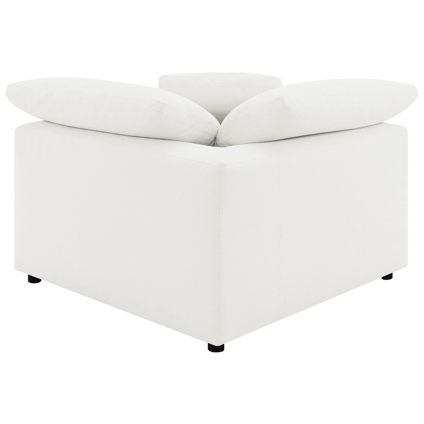 Raleigh Boucle Upholstered Corner Chair Ivory