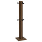 Rikkie Engineered Wood Coat Rack Walnut