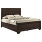 Kauffman Wood California King Storage Panel Bed Dark Cocoa