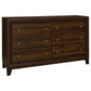 Welsley 4-piece Queen Bedroom Set Walnut