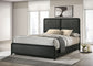 Cavelle 51-inch Upholstered Queen Bed Black