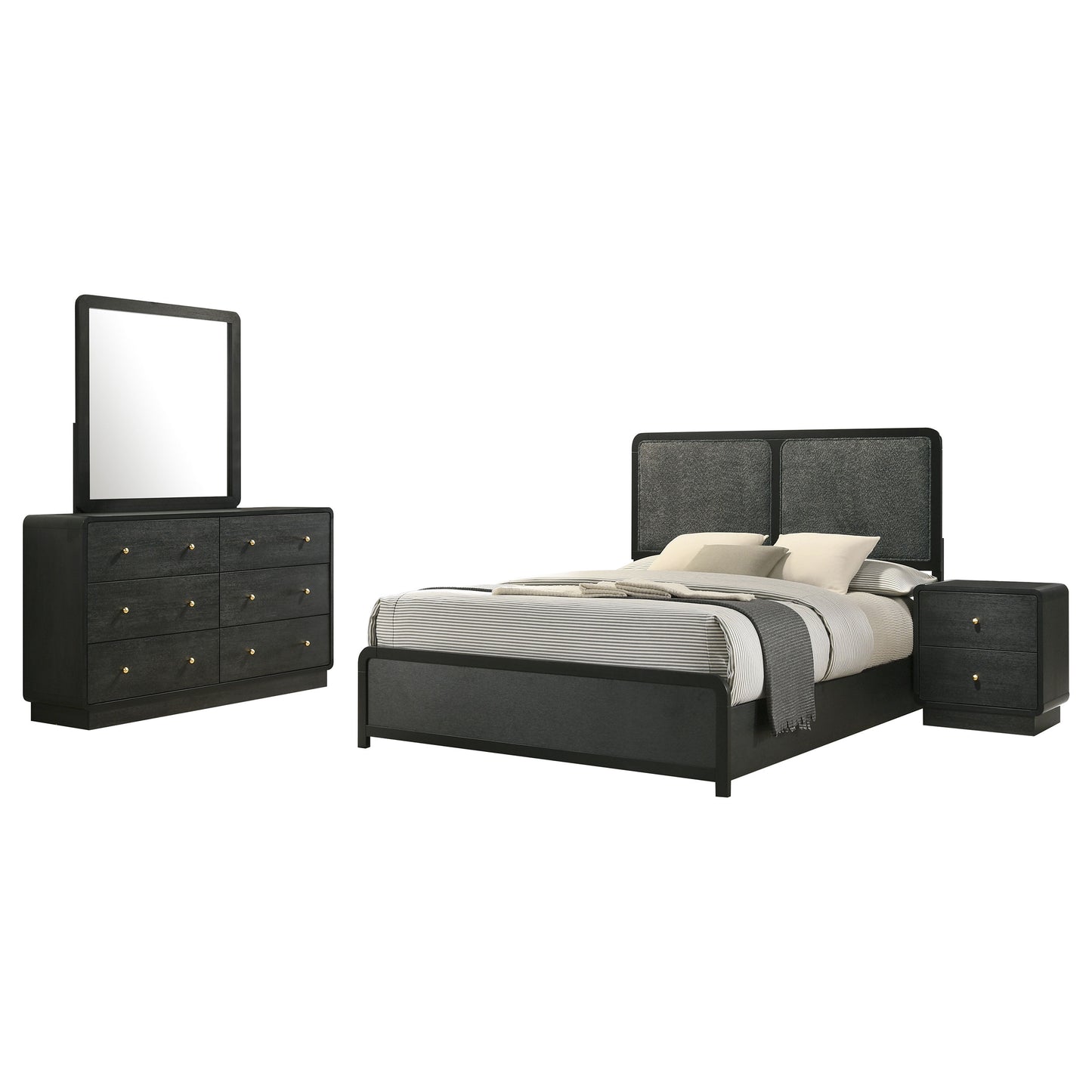 Cavelle 4-piece Queen Bedroom Set Black