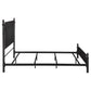 Cameron 51-inch Metal Eastern King Panel Bed Black