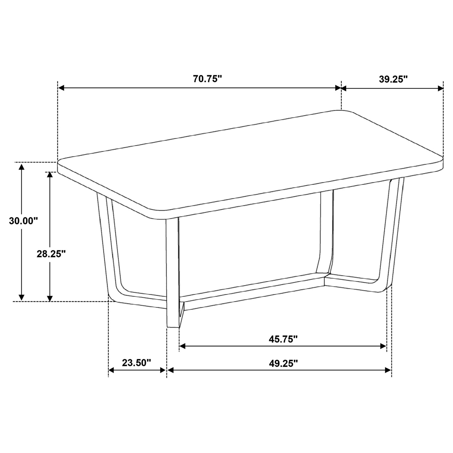 Biloxi 5-piece 71-inch Rectangular Dining Set Greyish Brown