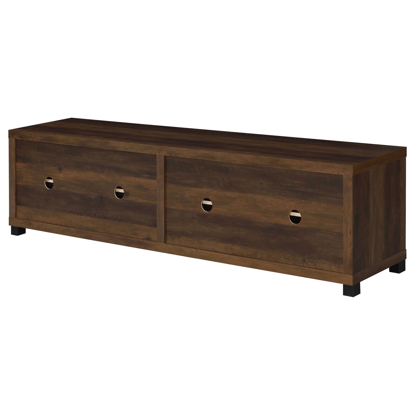 Sachin 3-piece 79" TV Entertainment Center Dark Pine