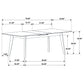 Crestmont 5-piece Extension Leaf Dining Table Set Black