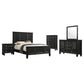 Sandy Beach 5-piece Eastern King Bedroom Set Black