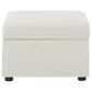 Winter Upholstered Hydraulic Lift Top Storage Ottoman Beige