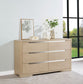 Ladera 6-drawer Bedroom Dresser Light Elm