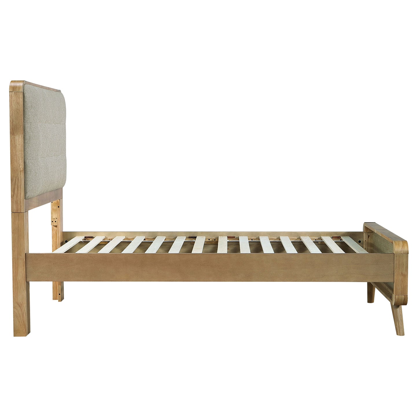 Robyn Wood Twin Platform Bed Light Ash