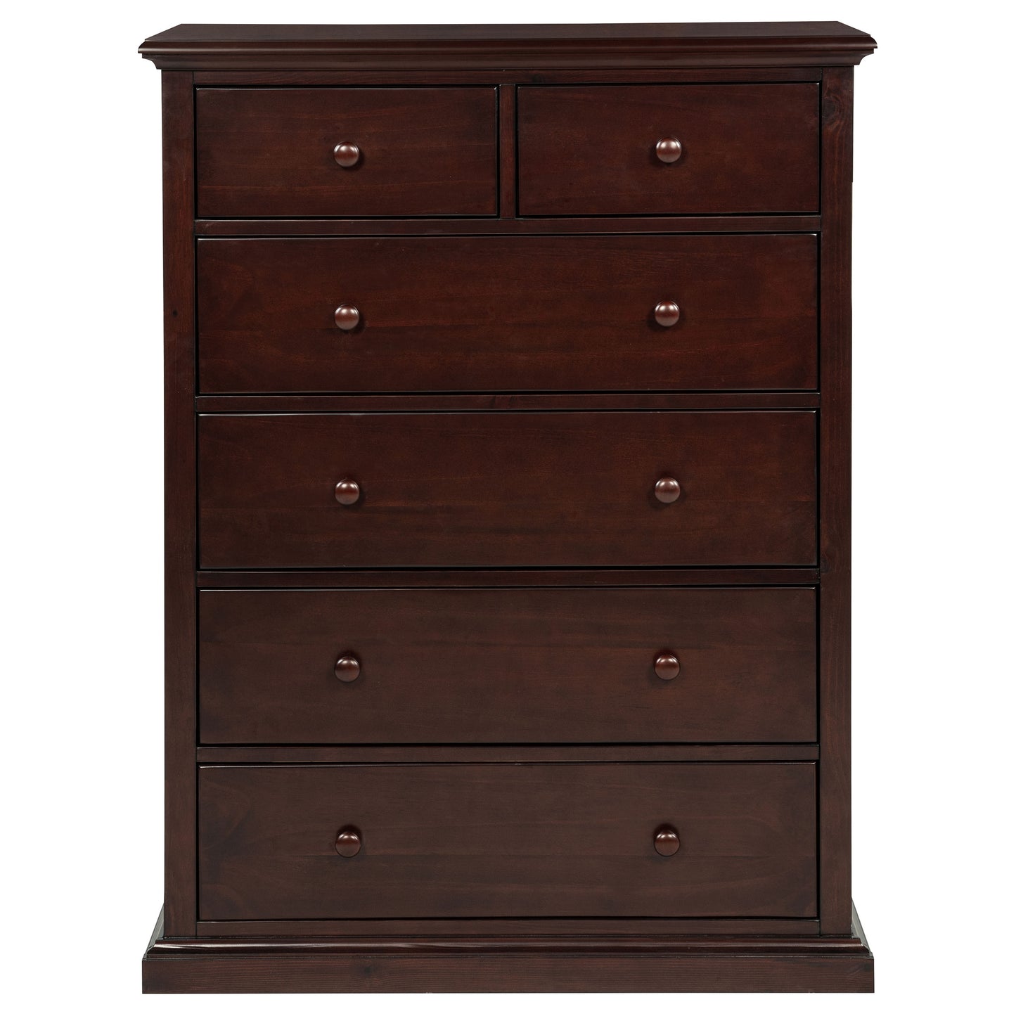 Sumerlin 6-drawer Bedroom Chest of Drawers Cappuccino