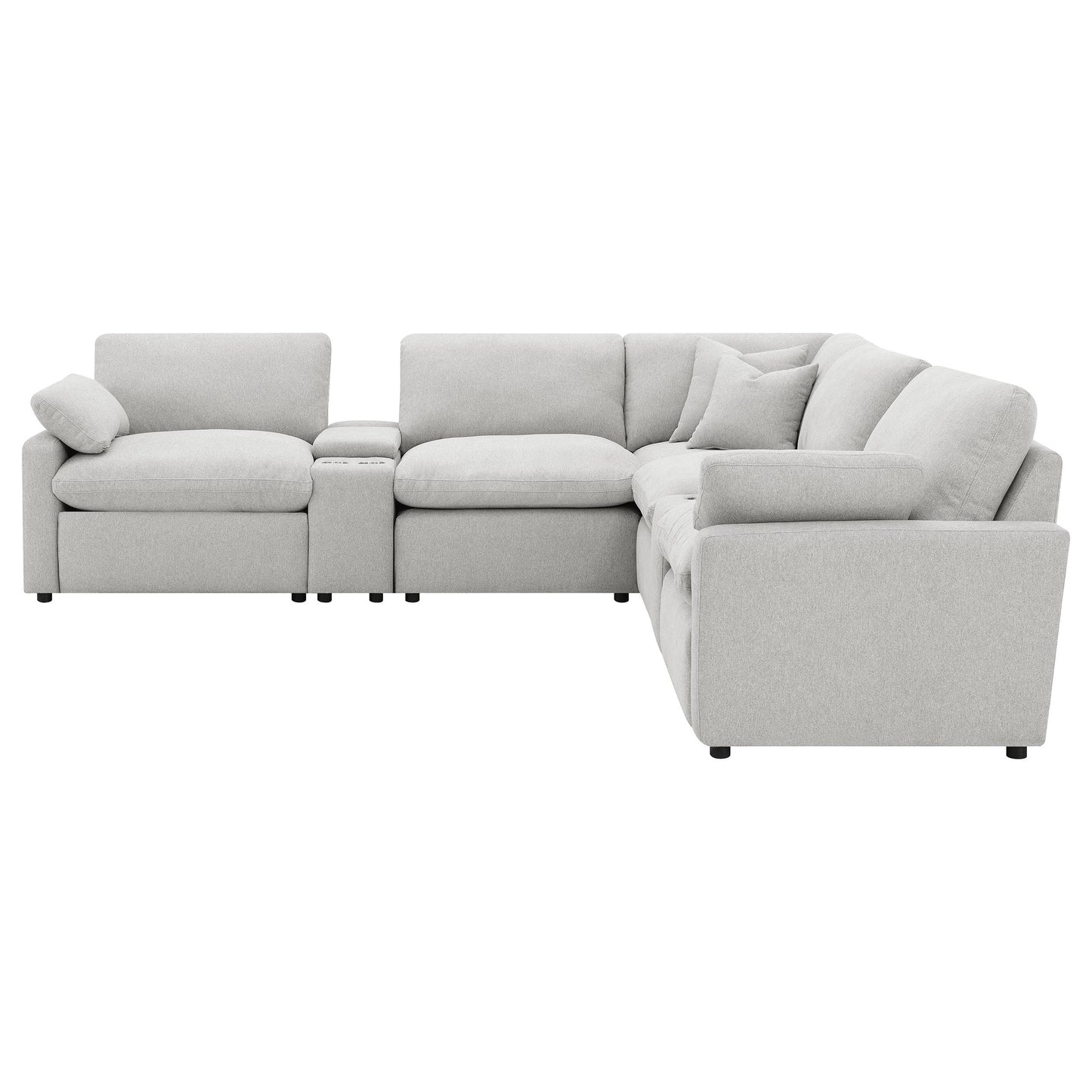 Collins 7-piece Modular Power Reclining Sectional Grey