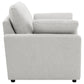 Collins Upholstered Power Recliner Chair Grey