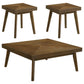 Westerly 3-piece Square Coffee and End Table Set Walnut