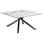 Carvell Square Sintered Stone Top Coffee Table Mirage White