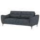 Nolan Upholstered Sloped Track Arm Sofa Charcoal