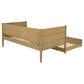 Calinda Wood Twin Daybed With Trundle Natural