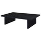 Max Rectangular Engineered Laminate Coffee Table Black