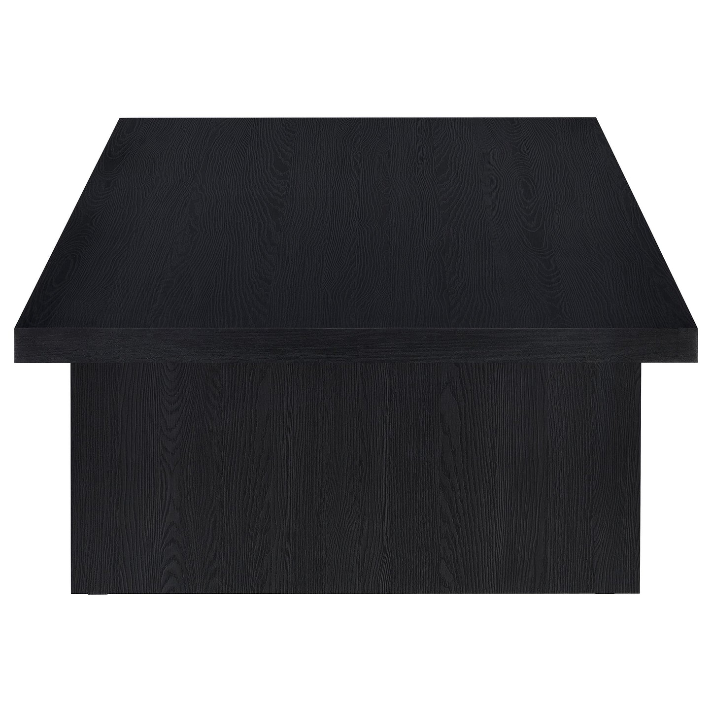 Max Rectangular Engineered Laminate Coffee Table Black