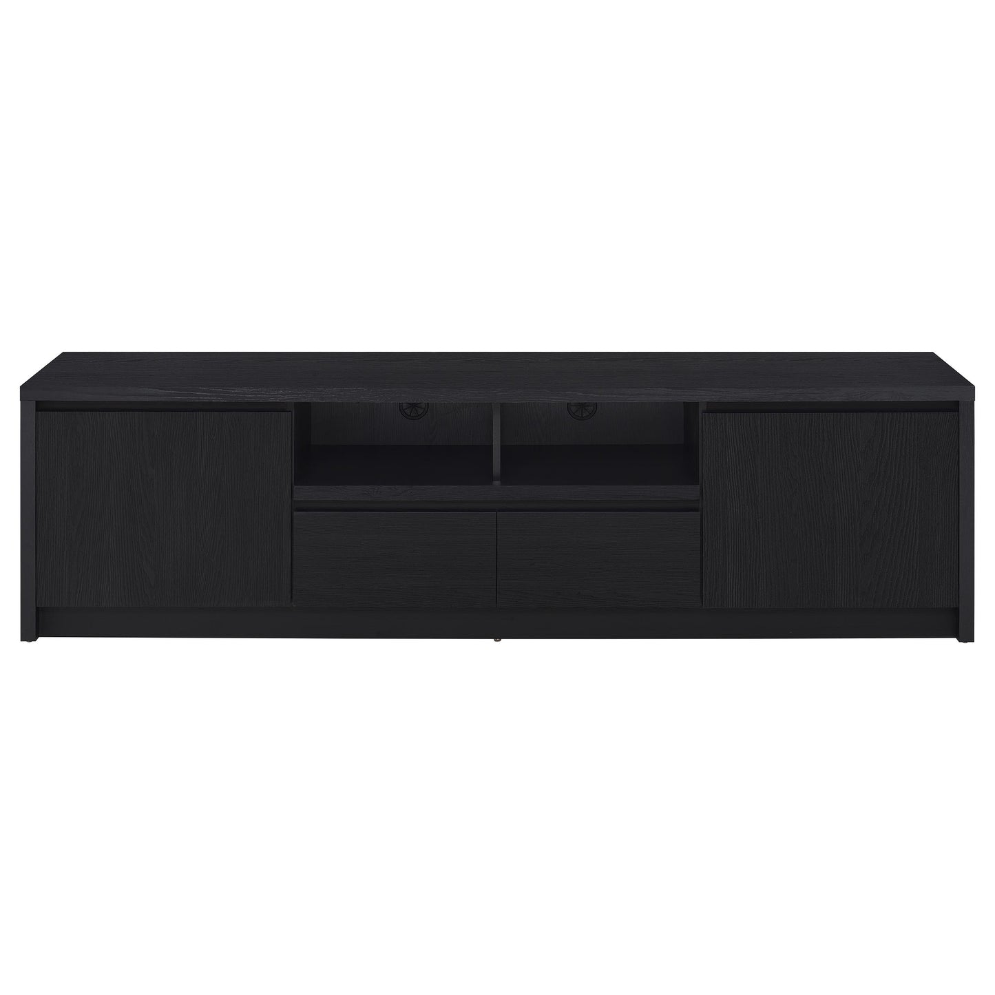 Winfield 78-inch 2-door TV Stand Media Console Black