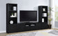 Winfield 3-piece Entertainment Center 78-inch TV Stand Black