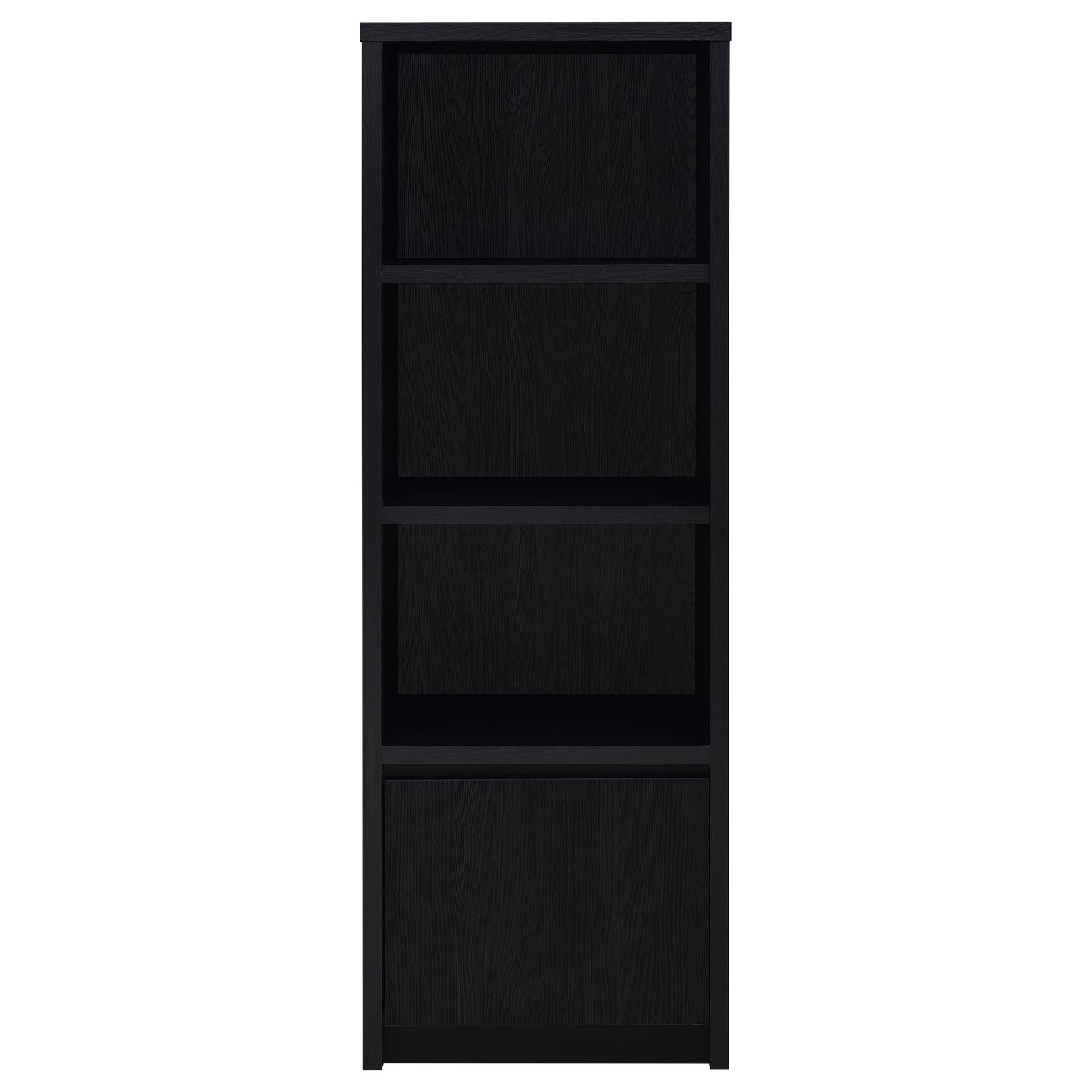 Winfield 3-sheld Media Tower Entertainment Pier Black