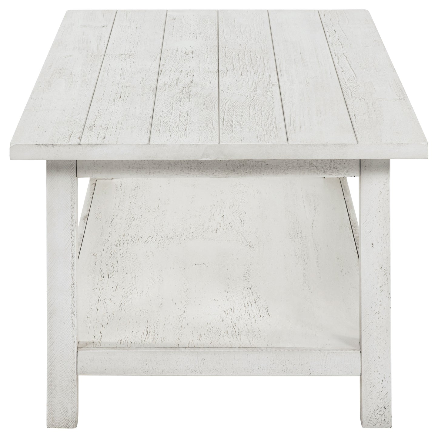 Payne 2-piece Coffee and End Table Set Distressed White