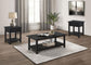 Payne 3-piece Coffee and 1-drawer End Table Set Java