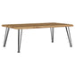 Zander 3-piece Rectangular Coffee and End Table Set Natural