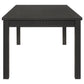 Marbrisa 7-piece Rectangular Dining Table Set Matte Black