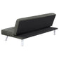 Joel Upholstered Tufted Convertible Sofa Bed Grey