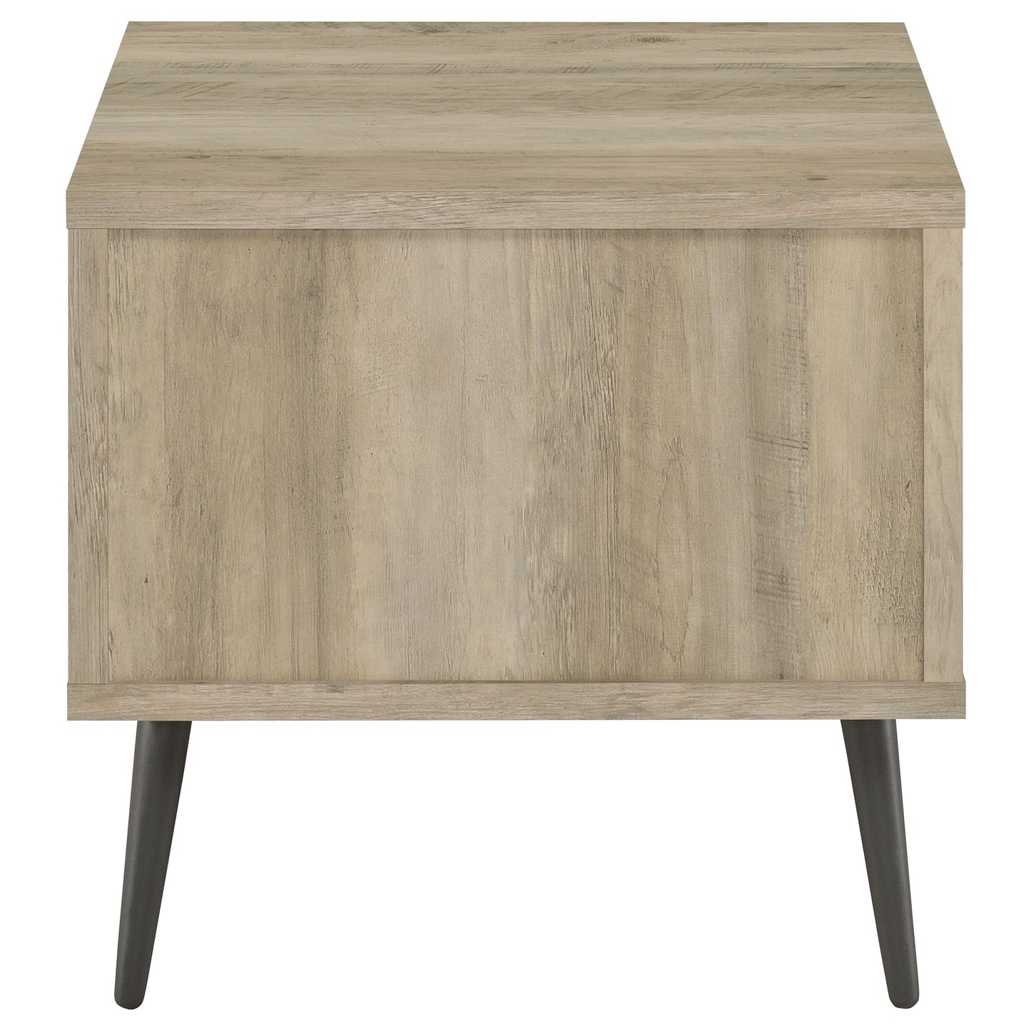 Welsh Square Engineered Wood Side End Table Distressed Pine