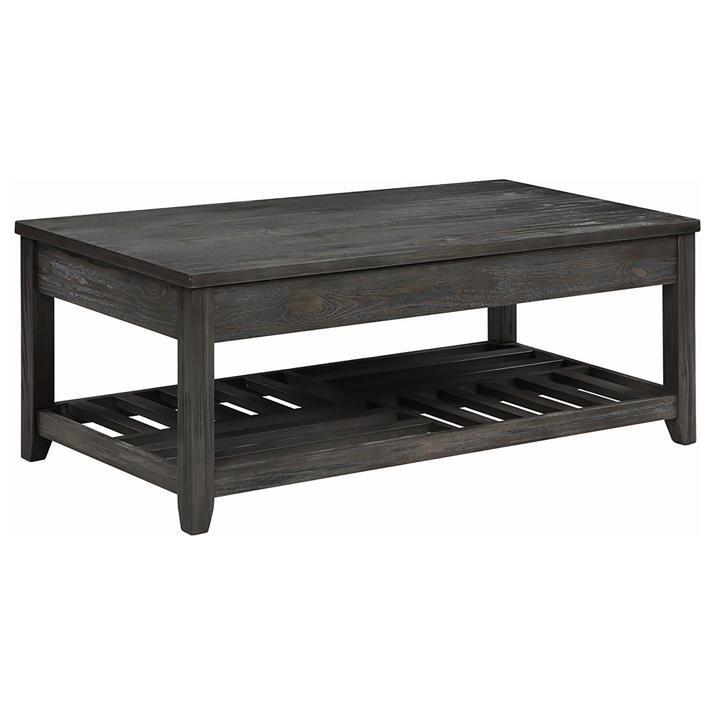 Cliffview Rectangular Wood Lift Top Coffee Table Grey