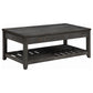 Cliffview Rectangular Wood Lift Top Coffee Table Grey